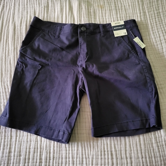 Aeropostale Other - Aero Bermuda Girls Size 12 Blue Shorts 9 inch length